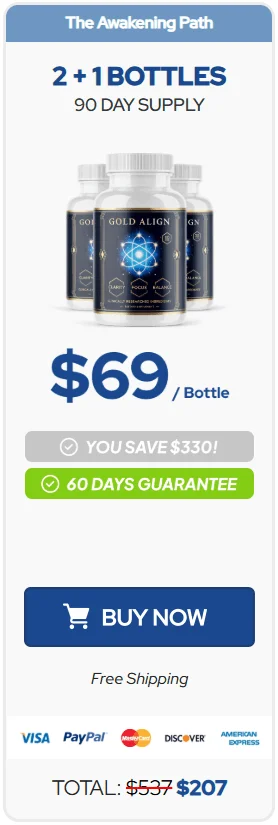 Gold Align 3 bottle package