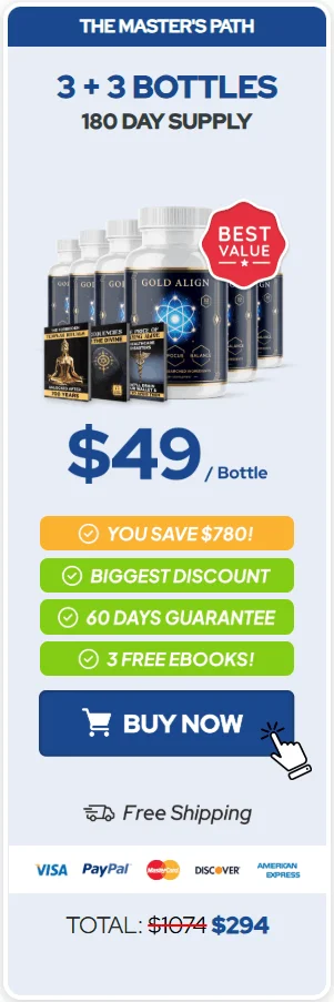 Gold Align 6 bottle package